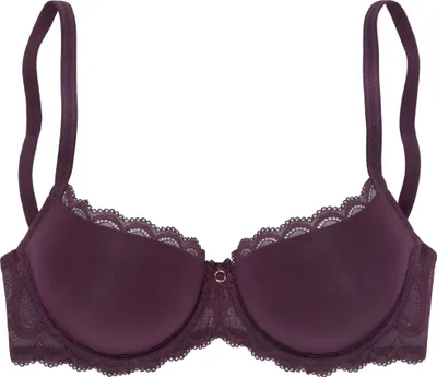 Produktbild von LASCANA Schalen-BH Evita aubergine Größe 85 Cup B