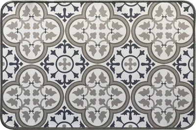 Produktbild von Fußmatte Schmutzfang Fußabtreter Aurelia LxB 60x40 cm Paco Blau Türmatte Polyester Abstrackt Bedruckt , 20232020
