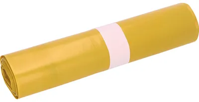 Produktbild von Müllsack 120l 35mic gelb 25 Stück
