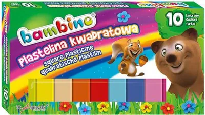 Obrázek produktu pro Plastelína Bambino, 10 barev
