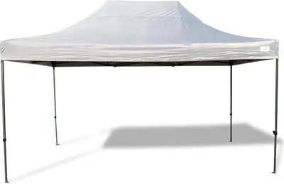 Produktbild von Grasekamp Faltpavillon 3x4,5m Modena grau - extra starkes Gestell