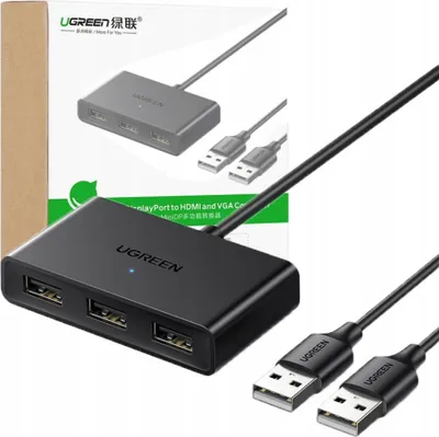 Obrázok produktu pre Ugreen CM409 prepínač USB 3.0 na USB 3.0