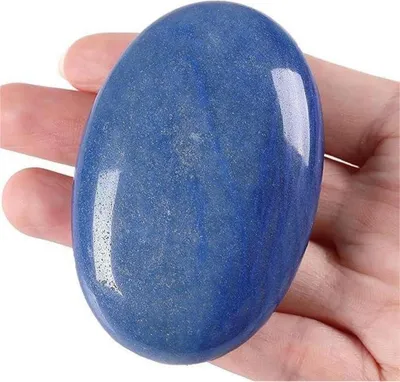 Produktbild von QINJIEJIE Großer Blauer Aventurin Kristall für Meditation und Deko