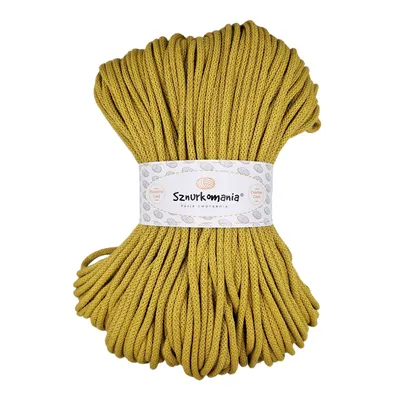 Produktbild von Baumwollkordel mit einem Kern 5mm 100m, Makrameegarn, Makrameekordel, Häkelkordel, Makrameekordel, Naturgarn, 5mm Kordel, geflochtene Baumwollkordel