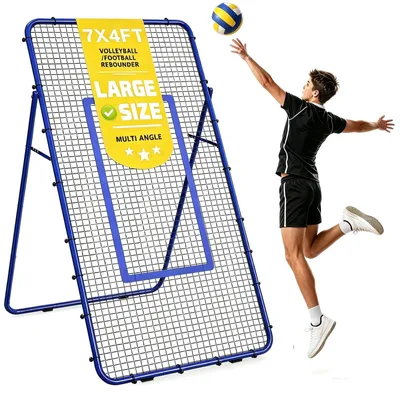 Image de Filet de rebond pour entraînement au football, réglable et portable