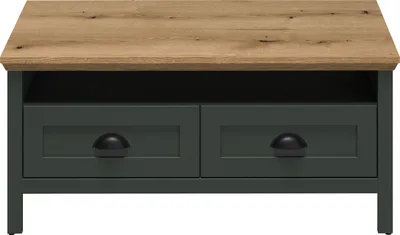Produktbild von trendteam Stanton Couchtisch Tannengrün/Evoke Eiche, B/H/T ca. 101/45/60 cm