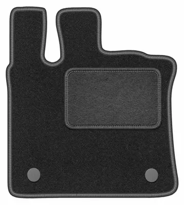Immagine prodotto di Tappetino guidatore in moquette per Renault Captur II 2020- (crossover) – 1 pezzo, grigio grafite, su misura – Wielganizator LUX