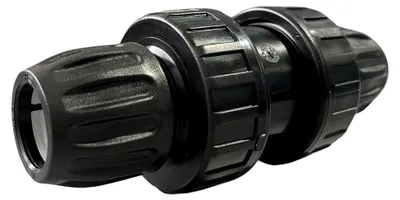 Produktbild von Rückschlagventil aus PP mit Klemmverschraubungen für PE-Rohre, Größe: 32mm