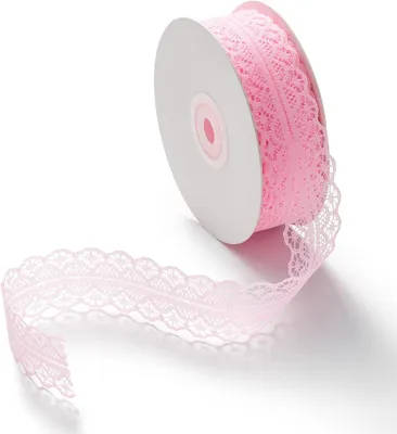 Produktbild von Dekoratives Spitzenband, 3 cm breit, 22,86 m lang, für Geschenkverpackungen