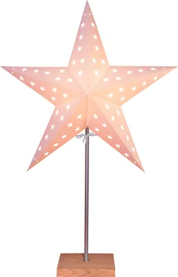 Zdjęcie produktu dla Najlepsza w sezonie papierowa lampa podłogowa Star beżowo-brązowa