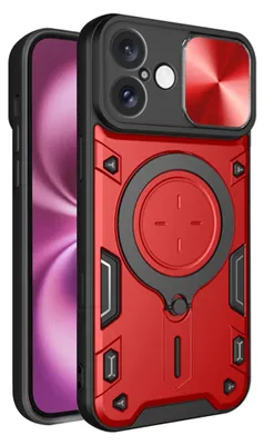 Zdjęcie produktu dla Techsuit CamGuard Pro etui na iPhone 16 Plus – czerwone