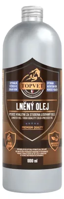 Lněný olej pro koně – 1000 ml – Green idea