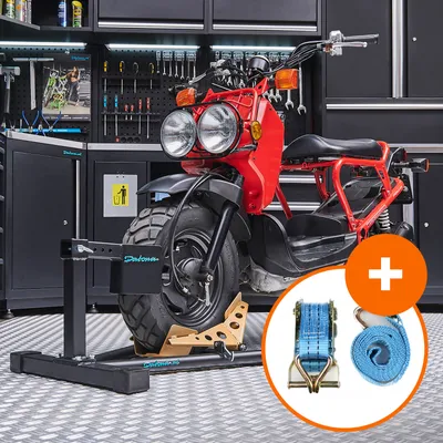 Produktbild von Radwippe für Roller + Spanngurte