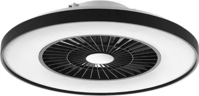 Zdjęcie produktu dla Bkzo Nowoczesna Lampa Sufitowa Smart Led Z Wentylatorem 60 Cm Czarna Pilot