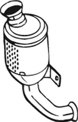 Produktbild von BOSAL Katalysator Kat passend für PEUGEOT 206 Schrägheck (2A/C) Euro 3 Euro 4 099-562