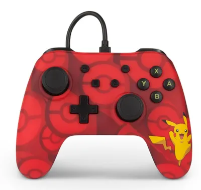 Produktbild von PowerA Pikachu, Gamepad, Nintendo Switch, D-Pad, Home button, Analog / Digital, Kabelgebunden, USB