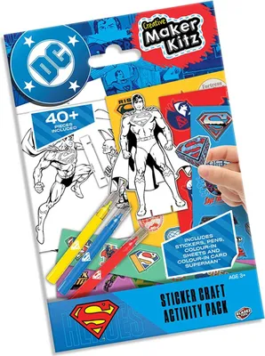 Immagine prodotto di Set di adesivi di Superman per bambini, divertimento creativo