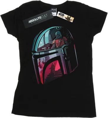 Produktbild von Star Wars - "The Mandalorian Mandalore" T-Shirt für Damen BI42823 (M) (Schwarz)