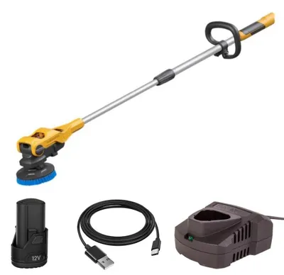 Image de Brosse motorisée télescopique sans fil - Twin Brush Fixxpack - vendue sans batterie ni chargeur