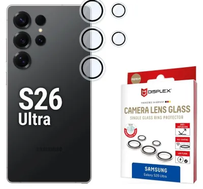 Obrázok produktu pre Displex 02246, Samsung, Galaxy S26 Ultra, Prachuodolný, Odolné proti nárazu, Odolné proti poškriabaniu, 1 kusov