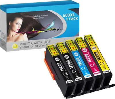 Produktbild von IPA Printservice 603XL Druckerpatronen (5er Pack)– für Epson XP 4155 Drucker