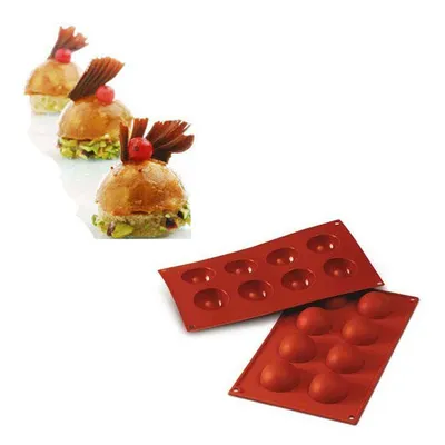 Immagine prodotto di Stampo per muffin in silicone a 8 sfere Silikomart