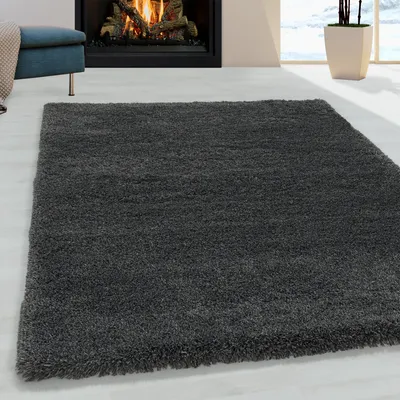 Zdjęcie produktu dla Ayyildiz | Dywan Shaggy Fluffy Super Soft 60x110 cm - Ciemny Szary - i Antyalergiczny