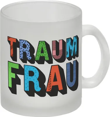 Produktbild von Traumfrau Glas Tasse