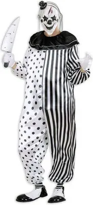 Immagine prodotto di Costume Killer Clown Pierrot - Tuta Halloween XL - 54/56