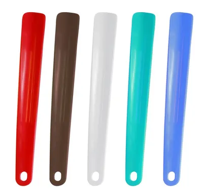Produktbild von Robuster Kunststoff-Schuhanzieher 29 cm für rückenschonendes Anziehen in verschiedenen Farben