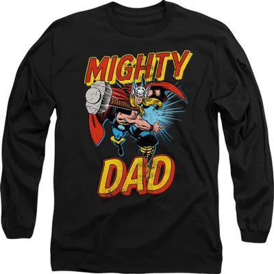 Obrázok produktu pre Thor - Tričko "Mighty Dad" pre mužov/dámy Uni TV14495 (XL) (Black)