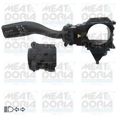 Produktbild von MEAT & DORIA 23411 Lenkstockschalter Kombischalter für AUDI A6 Avant (4F5, C6) A4 Avant (8ED, B7) A4 Avant (8E5, B6) A6 Limousine (4F2, C6)