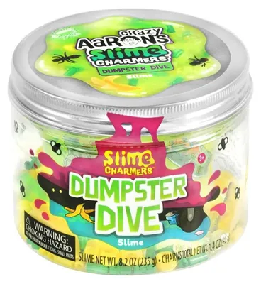 Obrázek produktu pro Hračka Crazy Aaron's Sliz – Dumpster Dive, zelená, smyslová