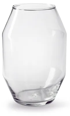 Produktbild von Jodeco Blumenvase Diamant - klar transparent - Glas - 17 x 25 cm - Vase in Diamantform