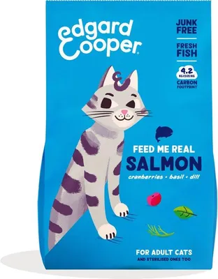 Productafbeelding van Cat adult dry sAlmon 4kg Edgard & Cooper