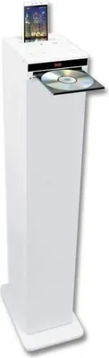 Obrázek produktu pro Bluetooth rádio s CD přehrávačem, INOVALLEY HP32-CD-W, CD přehrávač, FM rádio, reproduktory 4×15 W, USB, Micro SD, AUX-IN, bílá