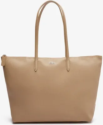 Produktbild von LACOSTE LARGE COATED CANVAS TOTE HellBraun