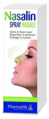 Produktbild von NASALIN Nasenspray 20 ml, abschwellend, feuchtigkeitsspendend, reinigt Nasenhöhlen, rezeptfrei