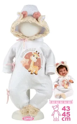 Produktbild von Llorens M844-82 Kleidung für NEW BORN Babypuppen, Größe 43-45 cm