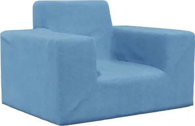 Obrázek produktu pro Dětská pohovka modrá měkký plyš