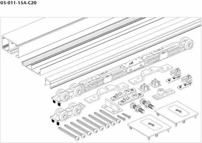 Zdjęcie produktu dla Wkręt do płyt wiórowych W 1 T 2050mm "59"65mm SET
