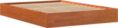 Produktbild von Massivholzbett ohne Matratze Wachsbraun 120x200 cm Kiefernholz