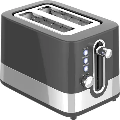Obrázek produktu pro Topinkovač Oliver Voltz OV51440I, 800 W, 6 úrovní, centrování, miska na drobky, černá/nerezová ocel