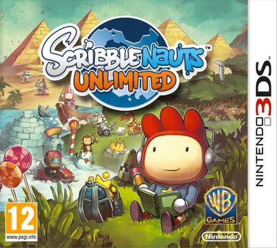 Obrázok produktu pre Warner Bros. Games Scribblenauts Unlimited, Nintendo 3DS, Režim multiplayer, E10 + (starší 10 rokov), Fyzické médiá