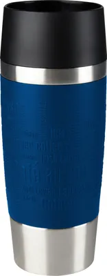 Produktbild von emsa Isolierbecher TRAVEL MUG, 0,36 L., Manschette blau