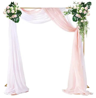 Immagine prodotto di SolidKeus - Arco di palloncini in metallo dorato per matrimoni e feste