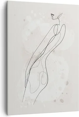 Produktbild von Bild auf Leinwand - Leinwandbild - Einteilig - Minimalismus Körper Frauen - 50x70cm - Wand Bild - Wanddeko - Wandbilder - Leinwanddruck - Wanddekoration - Leinwand bilder - Wandbild - PA50x70-4831