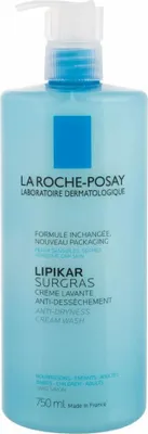 Image de Lipikar Surgras Crème de Douche Répulsive (Crème Lavante Anti-Sécheresse) 750 ml