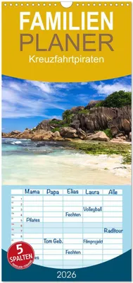 Produktbild von Familienplaner 2026 - Kreuzfahrtpiraten mit 5 Spalten (Wandkalender, 21 x 45 cm) CALVENDO
