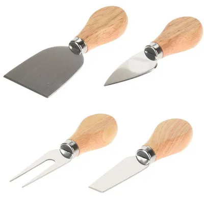 Produktbild von Satz Käse- und Snackmesser aus Stahl 4 Stück